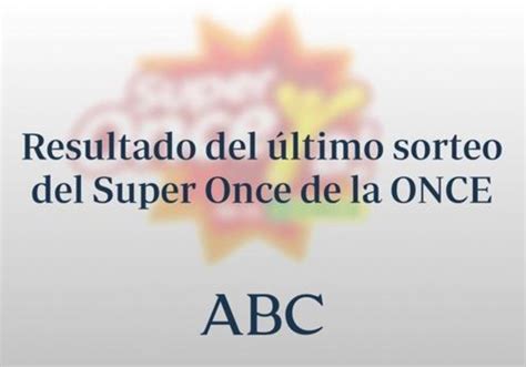 Comprueba resultados y premios del Super 11 .
